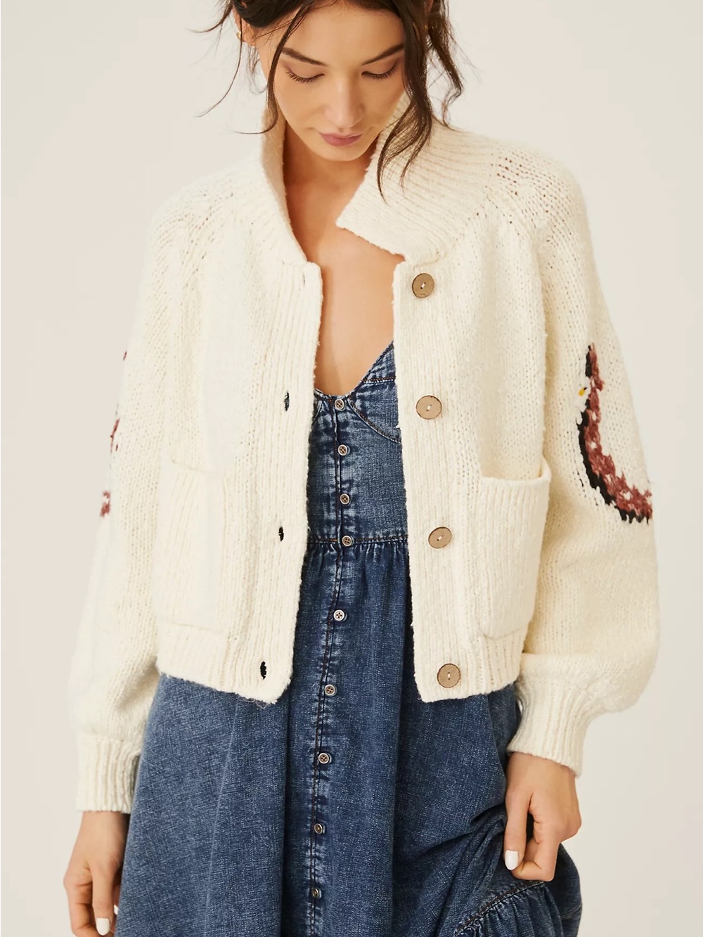 Anthropologie Pilcro NWT Western Utility Sweater Jacket | MP - Picture 2 of 10